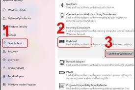 Chạy Keyboard Troubleshooter