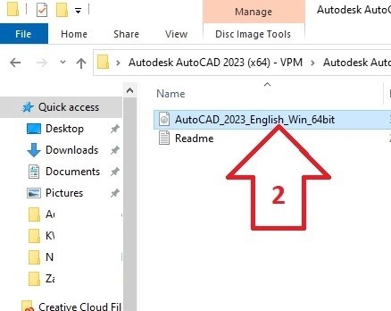 Click đúp vào file iso Click đúp vào file iso