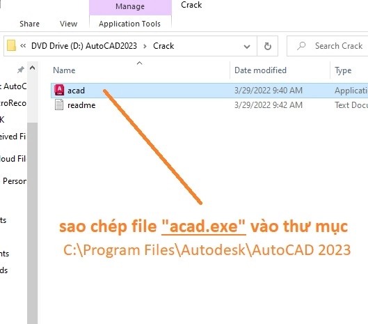 Sao chép file acad Sao chép file acad