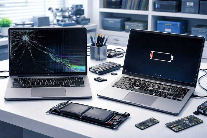Thu mua laptop HP bị chai pin, hỏng bàn phím