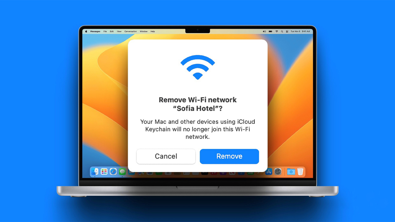Xóa mạng wifi và kết nối lại
