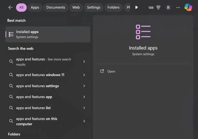 vào tên phần mềm rồi chọn Uninstall